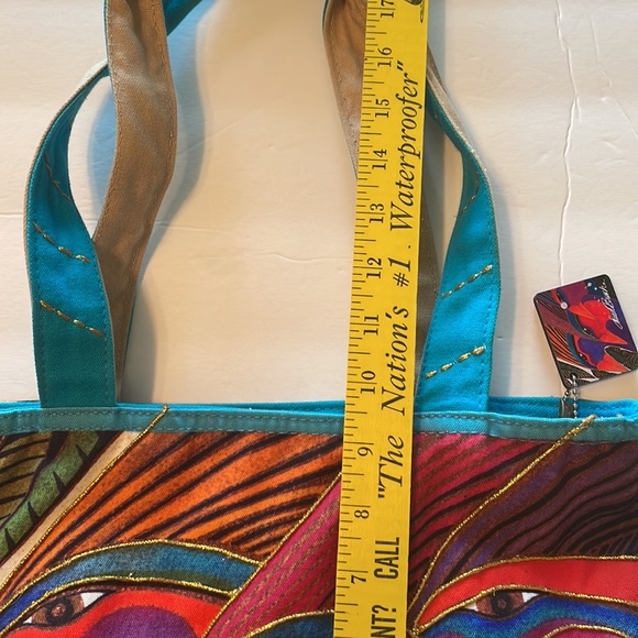 Lauren Burch Harlequin Birds Medium Tote - Picture 8 of 9